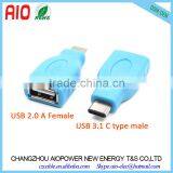 Super Speed USB 3.1 C Type Male to USB 2.0 A Type Female Adaptor for Macbook thumbnail-1