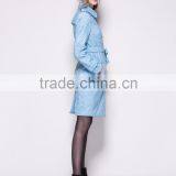 Plus Size Autumn Winter Solid Color Turn-down Collar Embroidery Long-sleeved Jacket Women's Clothing Coats Autumn Winter Coats thumbnail-2