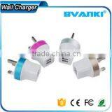 2016 Hot New Arrivals Top Quality CE Approved Wholesale EU/US/UK/AU Plug 5V 2.1A Dual USB Travel Wall Charger With High Quality thumbnail-2