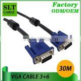 Shenlantuo Hot Sale 3+6 VGA Cable Male to Male 30M 15pin Vga Cga Cable for Projector Computer Monitor Laptop LCD Etc Multimedia thumbnail-2