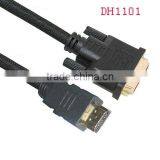 Mould type DVI-HDMI Cable