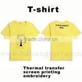 OEM DIY Plain White Color Sublimated Printing T-Shirt With Coating thumbnail-1