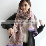 Hijab Cashmere Scarf women pashmina Soft Blanket luxury brand designer scarves for women pashminas za tartan Plaid scarf