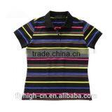 Custom Designed Short Sleeve Striped Polo Shirt thumbnail-1