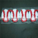 Non-frayed Chiffon Shabby Baseball Flower In Pieces For Baby Hair Flower thumbnail-1