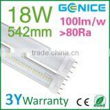 Single Tube 2G11 Led Factory Lamp LED Tube 18w 542mm 2016 New Led Lights thumbnail-2
