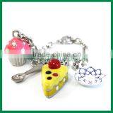 Cutie Cup Cake Zinc Alloy Charms Bracelet thumbnail-2