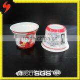 Tableware Cup Type Hot Selling PP Disposable Plastic 6oz Sealable Yogurt Cup