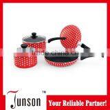 Aluminum Ceramic Coating Non-stick Cookware Pan Set thumbnail-1