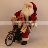 XM-A6074 24 Inch Santa Riding Motorcycle for Christmas Decoration