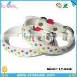 New Pet Supplies PVC Leather Custom Dog Collars 3D Star Pattern thumbnail-5