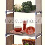 DIY custom fashion protable folding acrylic bookshelf for sale