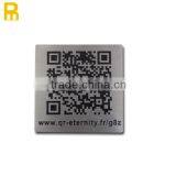 Hot!!! 2014 custom engraved qr code name plate self adhensive