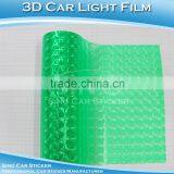 CARLIKE 12"x394" 3D Lens Green Adhesive Film Car Headlight Vinyl thumbnail-2