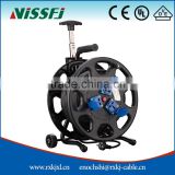 Electric retractable cable reel/drum stand