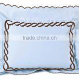 Embroidered White Cotton Pillow No.57 thumbnail-1