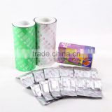 JC aluminum foil laminated packaing film roll,tube-cup package film