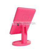 New Products Two Sides Foldable Solid Colored Portable LED Light Pocket Makeup Mirror thumbnail-3