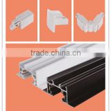 Recessed single phase 3 wires Track rail for Led Track Light 1 meter 2 meter 3 meter