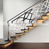 Factory supply indoor hand railing balcony railing designs used wrought iron stair railing