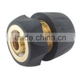 1/2" Brass Hose Connector Soft grip TPR coated