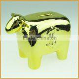 Wholesale Sheep Shape Ceramic Coin Bank Money Box