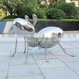 Stainless Steel Sculpture/ Art Polished Sculpture/metal Sculpture/art Sculpture thumbnail-1