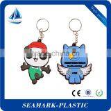 2016 Bulk Wholesale Custom Rubber 2d Pvc Keychain for Events