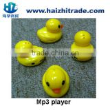 wholesale lovely promotional gift mp3 duck shaped