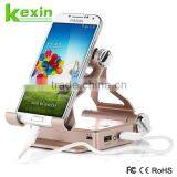 18650 Li-on Battery 10400mah Dual USB Power Bank With LED Torch, Wholesale Power Bank Charger With Phone Stand