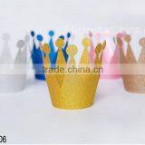 5-Color Of Plastic Birthday Party Prince Princess Crown Cap For Christmas Halloween April Fool's Day Children's Day thumbnail-4