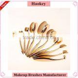 Haokey 10pcs toothbrush makeup brush set use for BB cream foundation,lip,eyeshadow,eyebrow                        
                                                Quality Choice