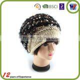 Pom Pom Baggy Knitted Beanie,custom Knitted Cuff Beanie Hat,knit Hat With Ball Top thumbnail-2