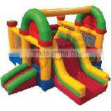 Colorful Inflatable Combo Bouncer With Slide,obstacles Commercial Quality A3007 thumbnail-4