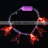 Red LED lighted Bracelet ,glow dark bracelet