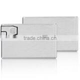 Luxury Brushed Aluminum Card USB Stick, USB Key, USB Disk, Flash Memory for Customised logo