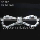 Hot ! Small Rhinestone Ribbon Button For Wedding Invitation-902 thumbnail-3