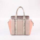 3876 2016 Summer Collection Woman pu Synthetic Snake Skin Handbag Supplier thumbnail-3