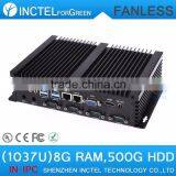 Fanless Car PCs Auto Boot Intel Celeron C1037U 1.8G USB 3.0 Dual Gigabit Lan 4 COM Desktop Computer pc thumbnail-2