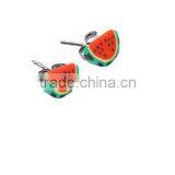 2016 Hot Sale 316L Surgical Stainless Steel Ear Studs Fruits Wholesale Body Piercing Jewelry thumbnail-6