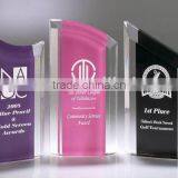 Colored Acrylic Crystal Award thumbnail-1