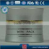 30g,50g Set Aluminum Lotion Jar With Shiny Gold Color Rim thumbnail-1