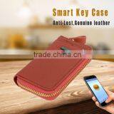 GPS Security Fashion Slim Genuine Leather Travel Wallet 2016 for Women