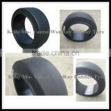 Low Speed Smooth Pattern Press on Tires 12x5x8 12 Inch Solid Rubber Wheels for Forklift