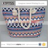 Long Handle Cotton Shopping Popular Generous Fashion Canvas Tote Bag thumbnail-1