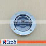 Zinc Plated Bolt-on Recessed Mount Rotating Rope Ring thumbnail-2