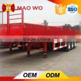 China 3 Axle Heavy Duty Side Wall Semi-trailer Factory Price for Sale thumbnail-2
