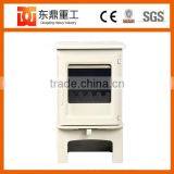 Ivory Cast Iron Wood Burning Stove/Wood Fireplace With Enamel for Sale thumbnail-3