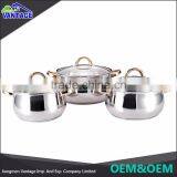 Wholesale 6pcs Cooking Pot and Frypan Mirror Finish Stainless Steel Cookware thumbnail-1