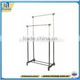 2-line Floor Standing Metal Garment Display Holder thumbnail-1